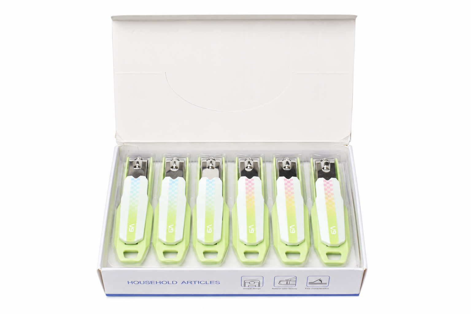 V9 Nail Clipper with Comfortable Grip & Protective Body | Stylish Nail Cutter for Everyday Nail Care - V844 - Image 5